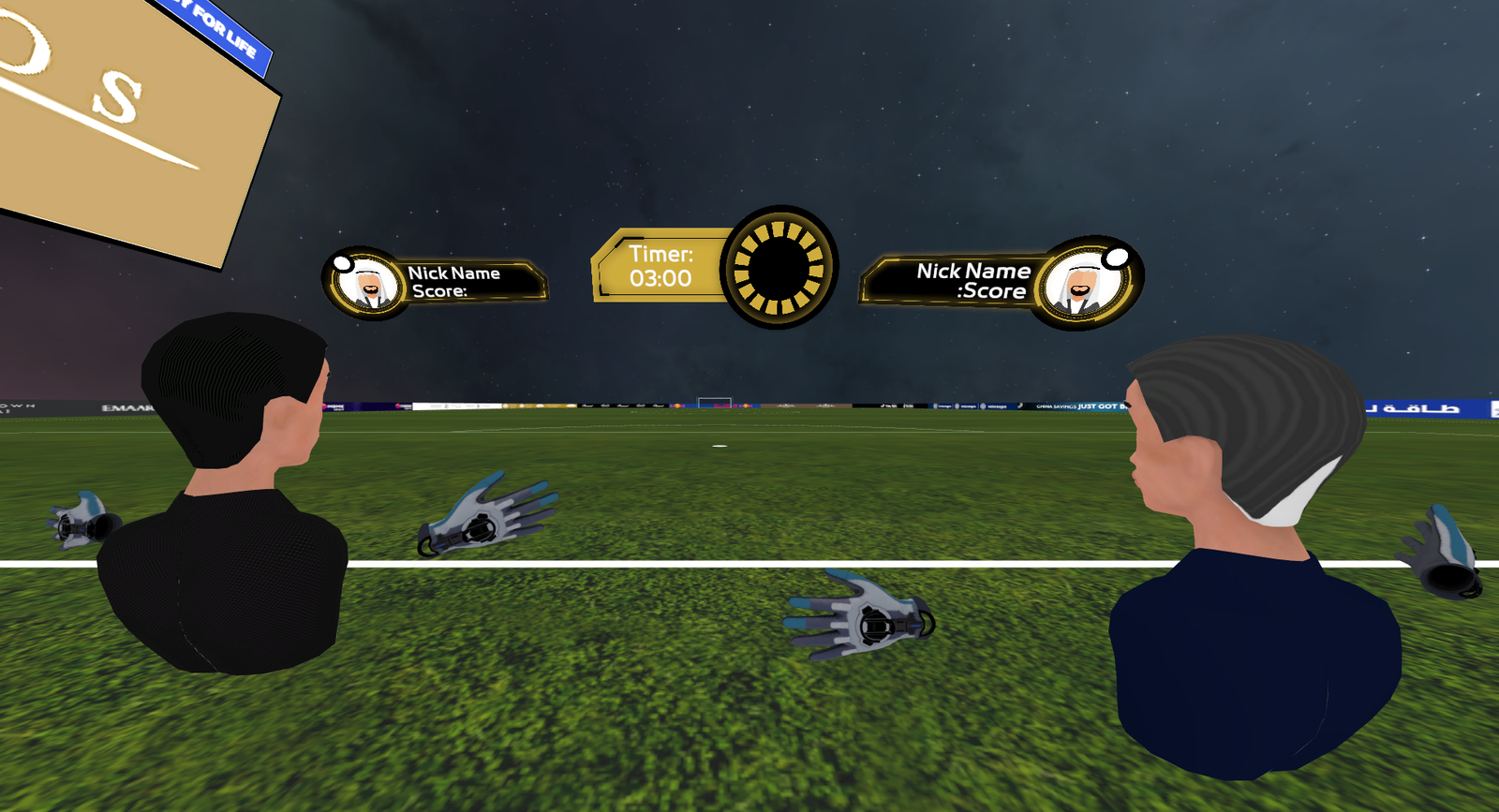 VR Goalkeeper Challenge – UAE Pro League Game